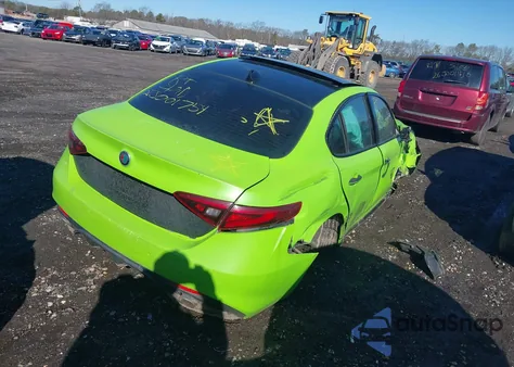 2018 Alfa Romeo Giulia Ti Sport Awd из США, поврежденный, VIN ZARFAEEN4J7579355